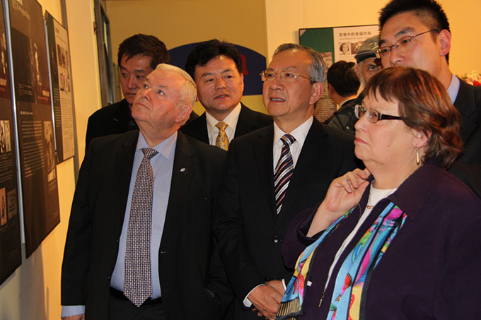 The exhibition on Jewish Refugees & Shanghai opened in Haifa